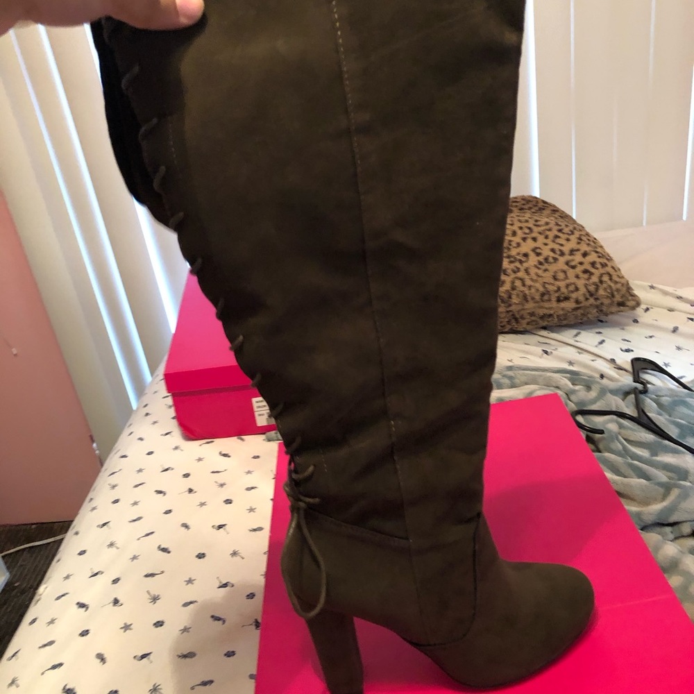 Cassandra heeled boots.